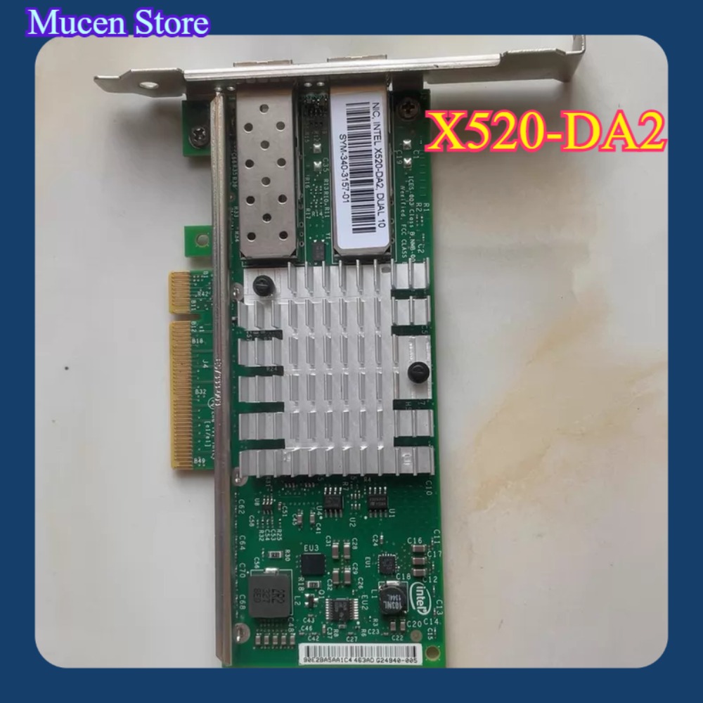 10Gb Sfp+ Pcie Network Card Dual Port - X520-DA2 10Gb SFP+ PCI-E ネットワーク カード