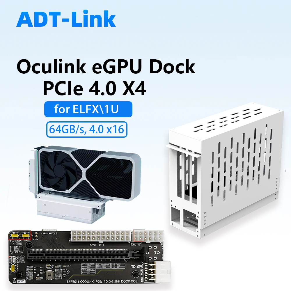 External Gpu Dock Pcie 4.0 Oculink - Oculink eGPU グラフィックスカードドック ノートパソコン/ミニPC用 64GB/s PCIe