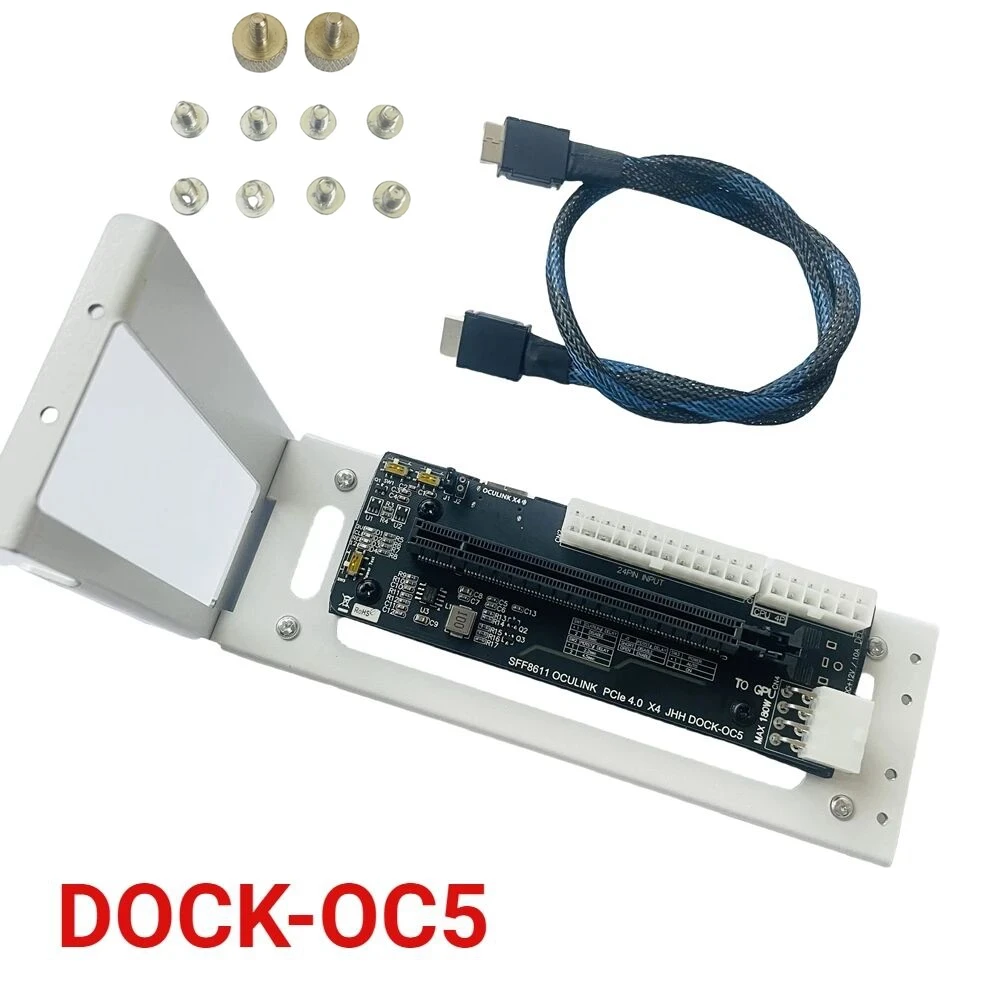 External Gpu Dock Pcie 4.0 Oculink - 外部ラップトップグラフィックカード、gpuドック、拡張カードアダプター、oculink用egpuケース、m.2 nvme、pci-e 4.0、x4、gen4、fsas nvme