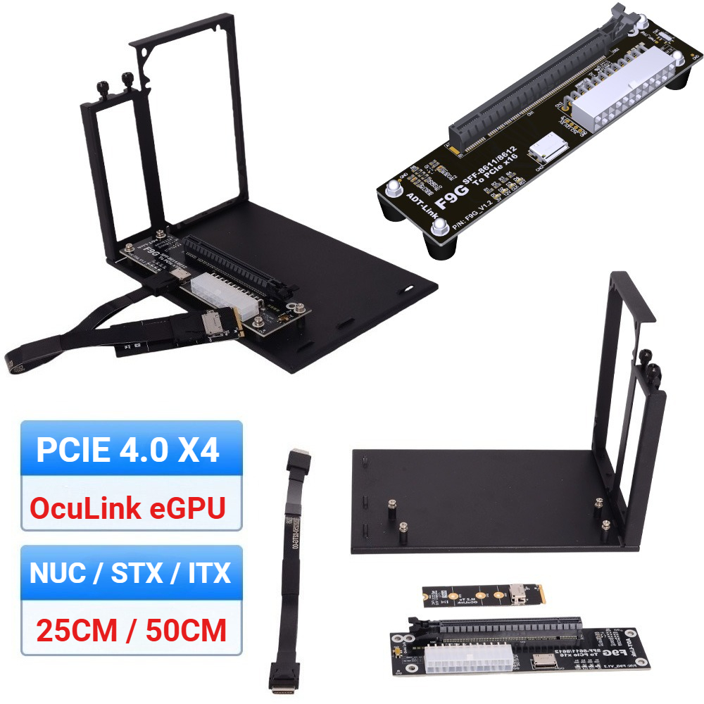External Gpu Dock Pcie 4.0 Oculink - F9G-BK7 EGPU Oculink GPUドック PCIe 4.0