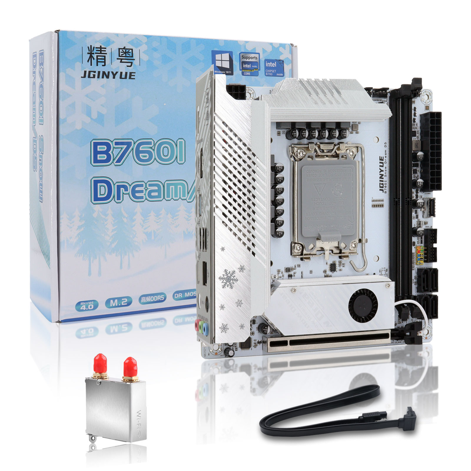 Lga 1700 Ddr5 Itx Motherboard - JGINYUE-B760マザーボード,Intel Core, 12th, 12th, 12th, 12th,