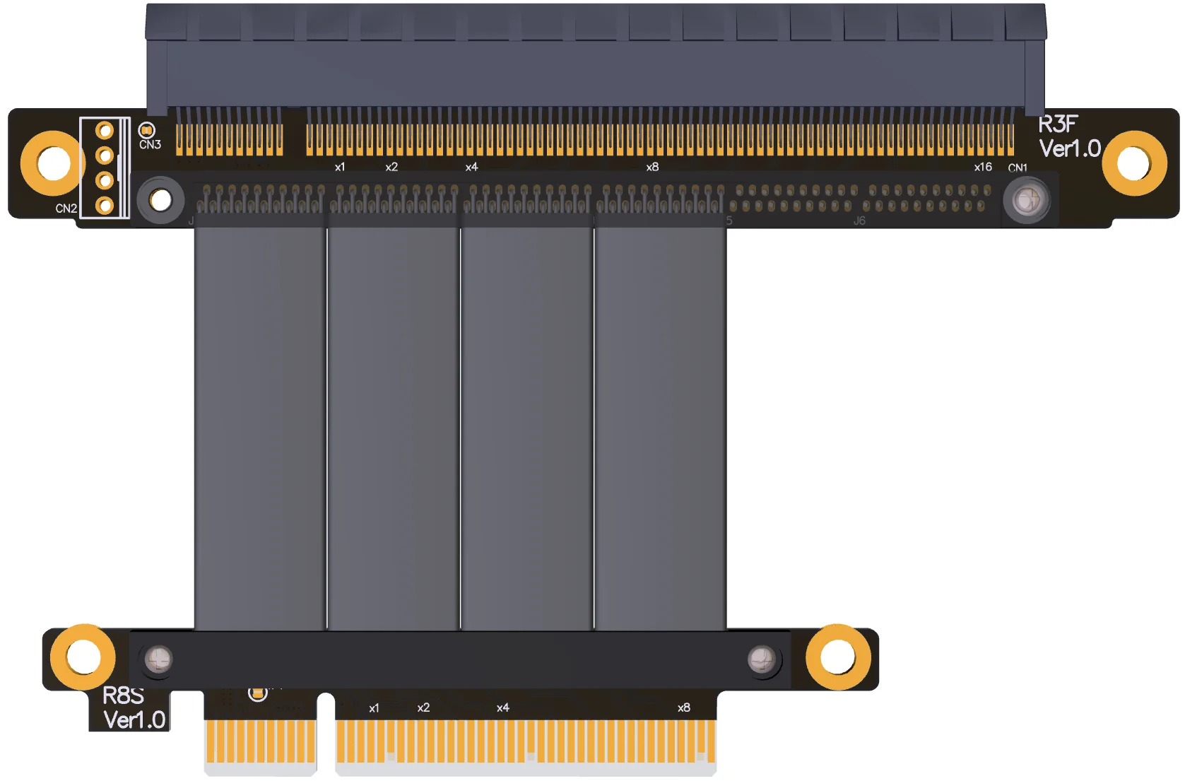ADT-Link PCI-E 5.0 4.0 3.0 X8  - Pcie 4.0 X16 Riser Cable 90 Degree のレビューと価格