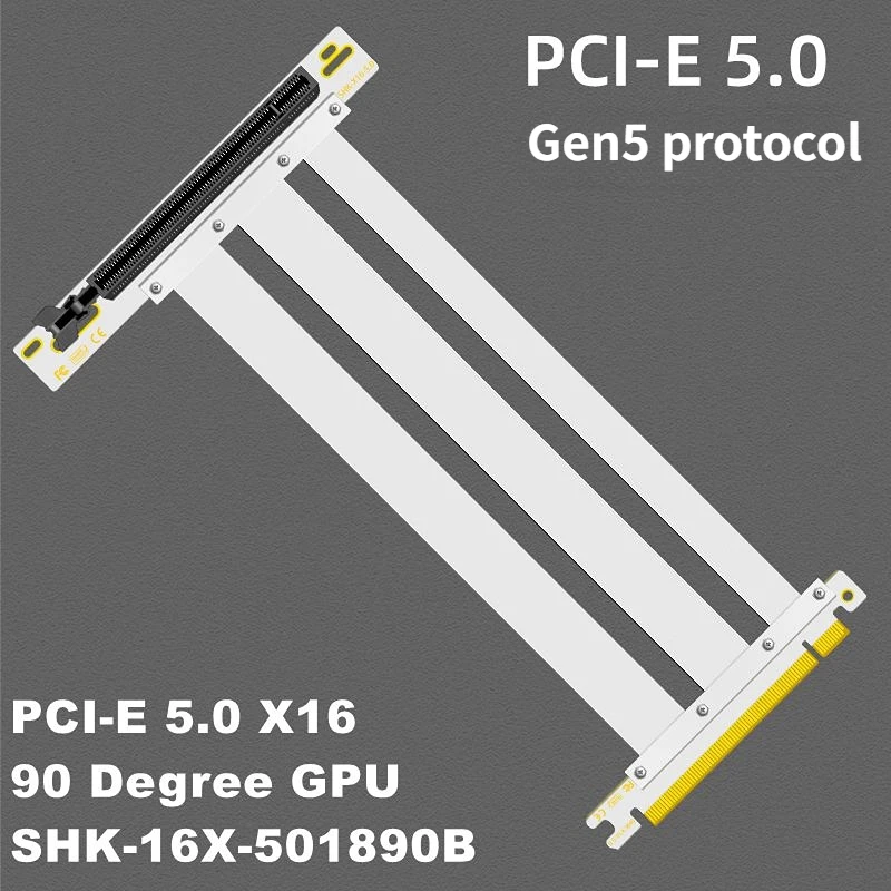 PCIE 5.0 x16ライザーケーブル、PCIe 5.0/ - Pcie 4.0 X16 Riser Cable 90 Degree のレビューと価格