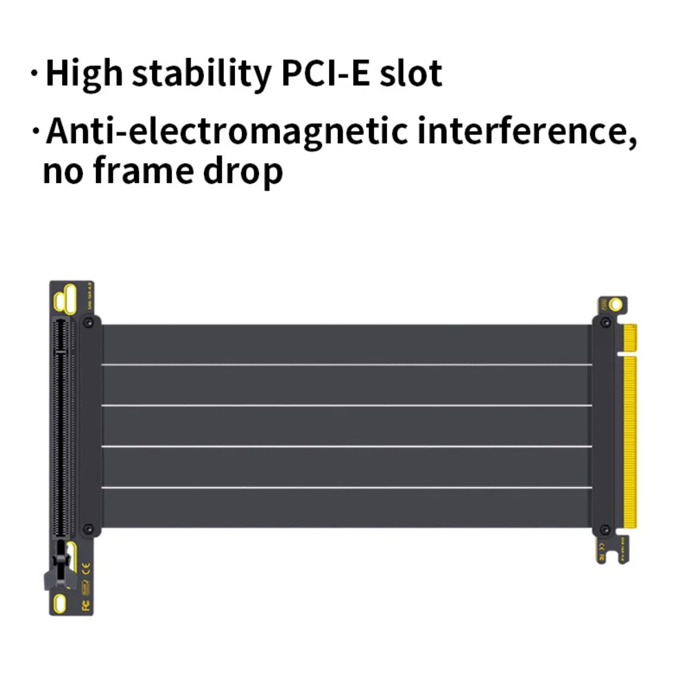 PCI‑E 4.0/3.0 X16 GPUライザーケーブル  - Pcie 4.0 X16 Riser Cable 90 Degree のレビューと価格