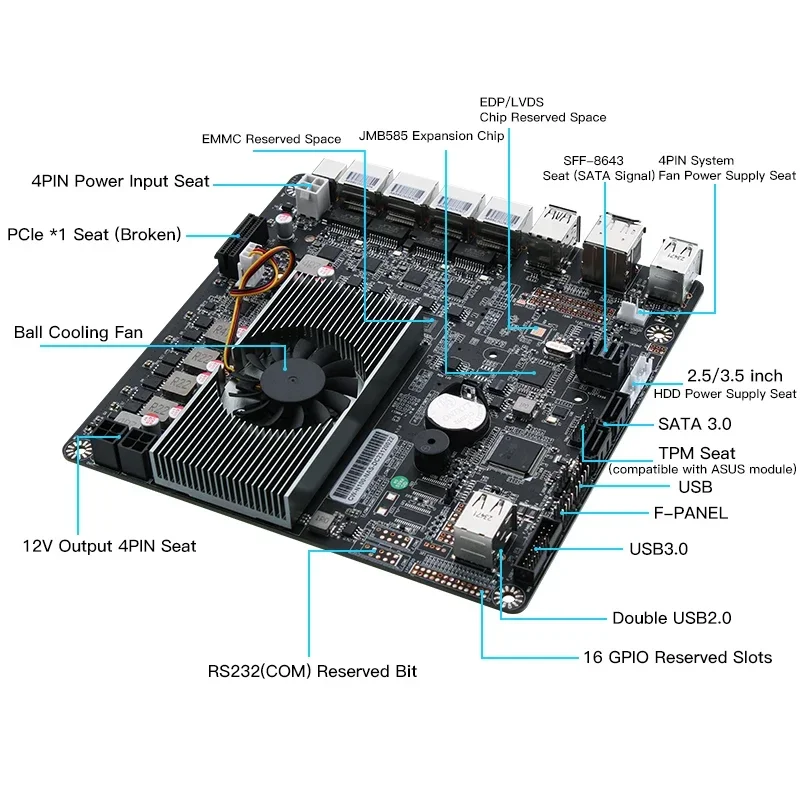 N100 Nasマザーボード 2xm.2 NVMe 4x I - Nas Motherboard N100 6 Sata のレビューと価格
