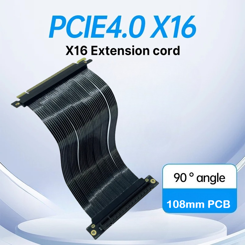 PCI-E 4.0 X16 グラフィックスカードシールドエク - Pcie 4.0 X16 Riser Cable 90 Degree のレビューと価格