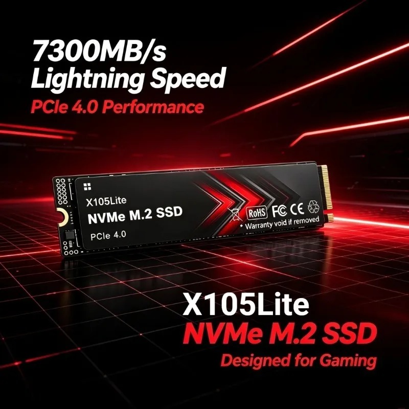 X105Lite 500GB-4TB SSD NVMe M. - M.2 Nvme 4Tb Pcie 4.0 Ssd のレビューと価格