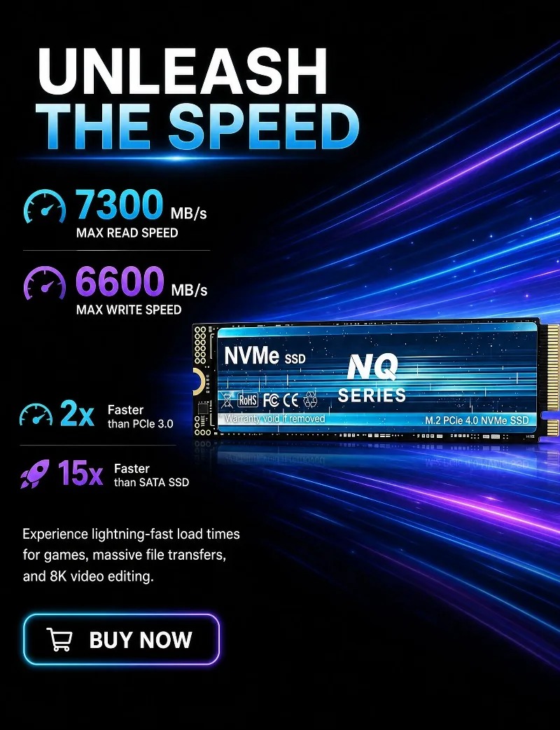 NQ 2TB 4TB SSD M.2 NVMe内蔵ソリッドス - M.2 Nvme 4Tb Pcie 4.0 Ssd のレビューと価格