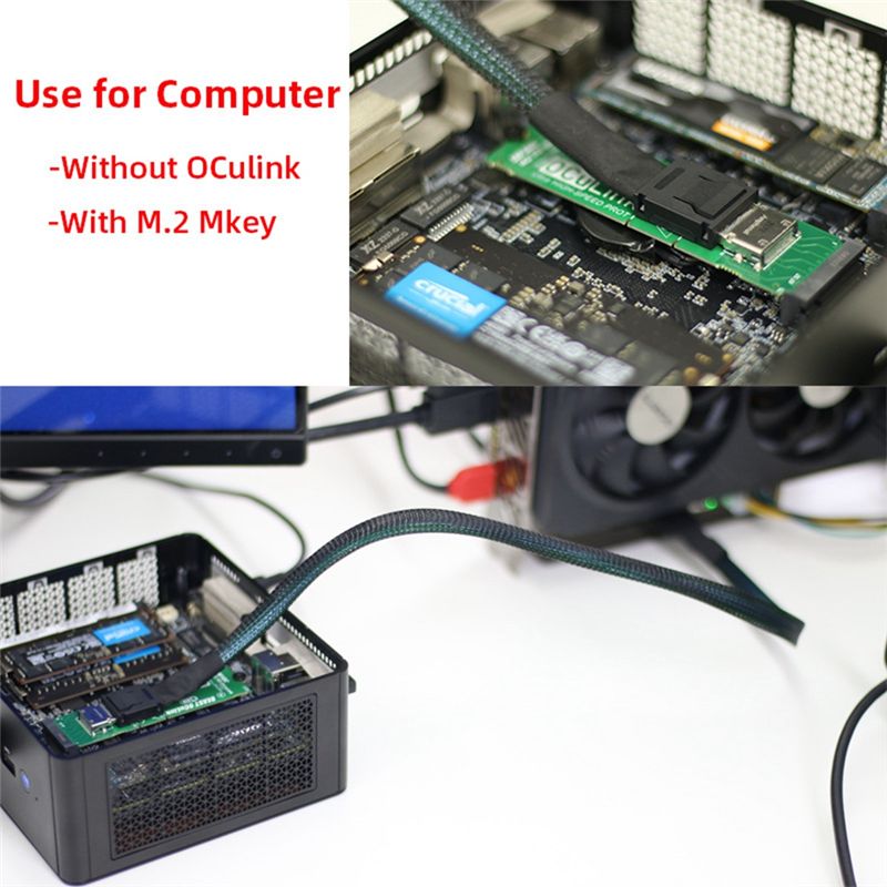 AY14 -M.2 MKEY - OCULINKアダプター  - External Gpu Dock Pcie 4.0 Oculink のレビューと価格