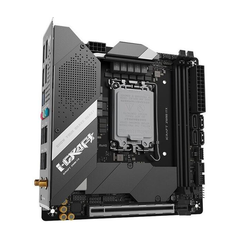 新しいMS-Z690 iCraft ITX WIFIデスクト - Lga 1700 Ddr5 Itx Motherboard のレビューと価格