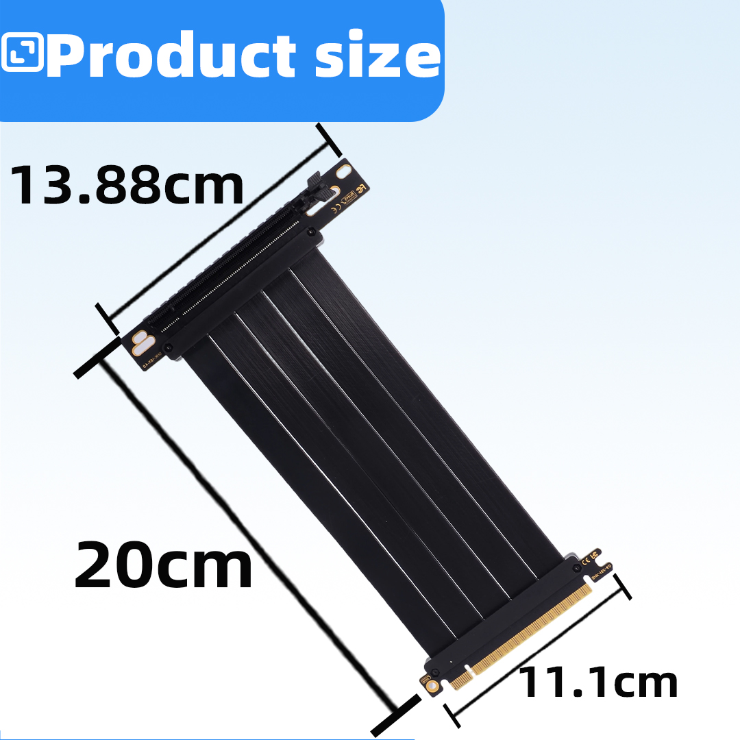 PCIE 4.0 X16 グラフィックスカード拡張ライザーア - Pcie 4.0 X16 Riser Cable 90 Degree のレビューと価格