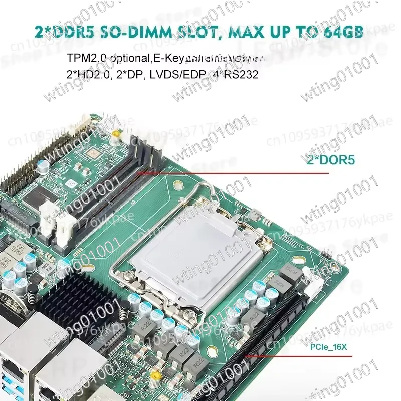 第13世代ミニITXマザーボード LGA 1700 H610 - Lga 1700 Ddr5 Itx Motherboard のレビューと価格