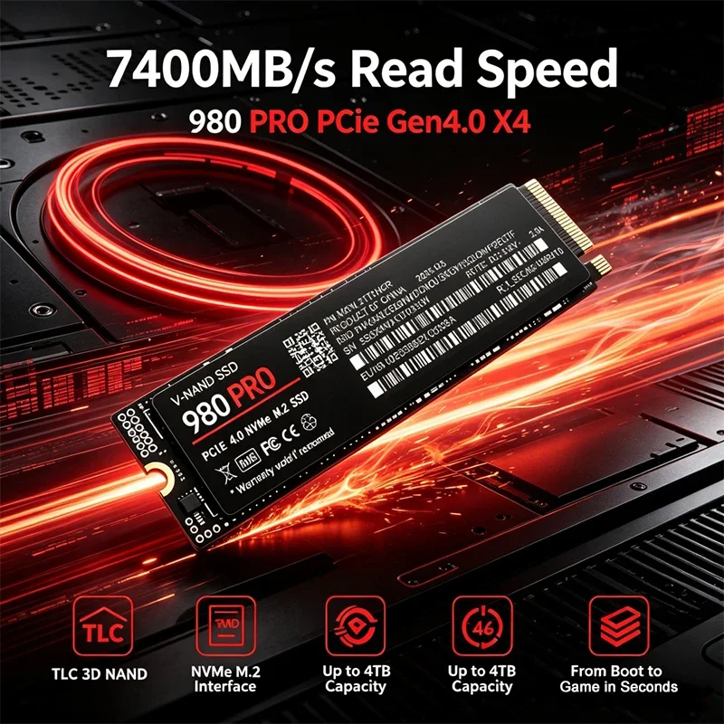 ゲーミング用M.2 NVMe SSD 980 PRO PCI - M.2 Nvme 4Tb Pcie 4.0 Ssd のレビューと価格