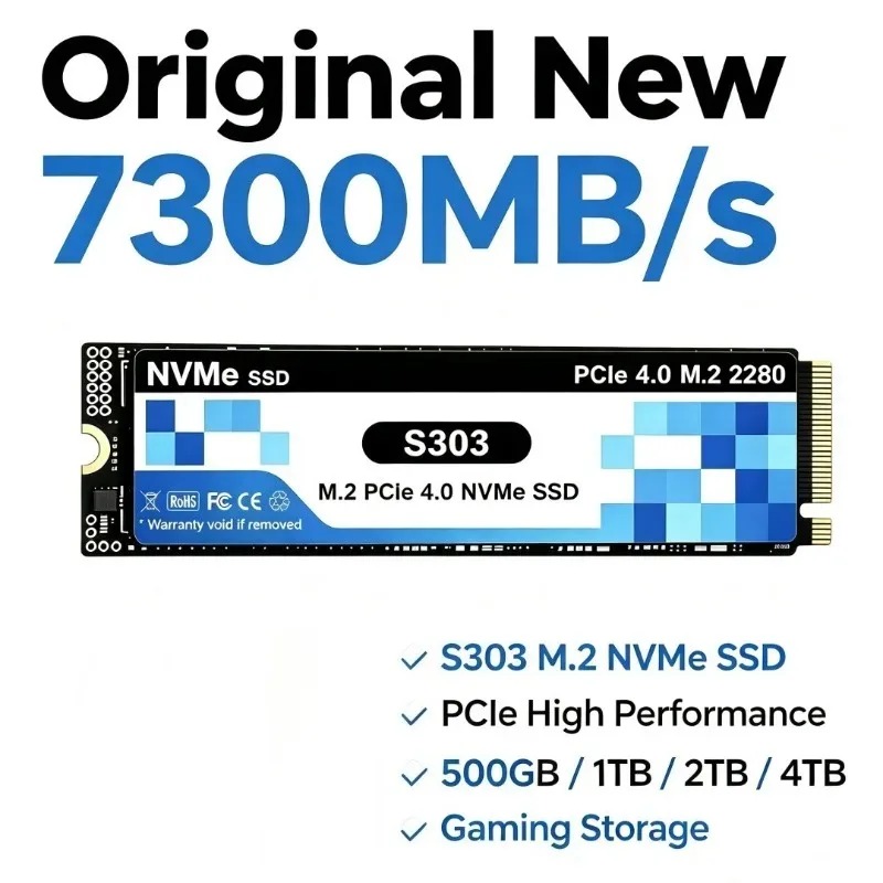 S303 PCIe 4.0 M.2 NVMe SSD 500 - M.2 Nvme 4Tb Pcie 4.0 Ssd のレビューと価格