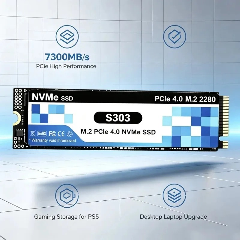 S303 PCIe 4.0 M.2 NVMe SSD 500 - M.2 Nvme 4Tb Pcie 4.0 Ssd のレビューと価格